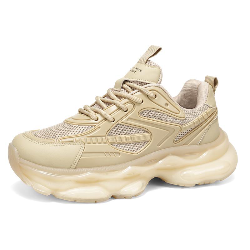 (New)Versatile Sports Casual Shoes, Samurai Platform Dad Shoes for Men, Outdoor Hiking Shoes, Sneakers, Big Size Shoes, All-Season Thick-Soled Shoes, Soft Sole Comfortable Breathable Casual Men's Shoes