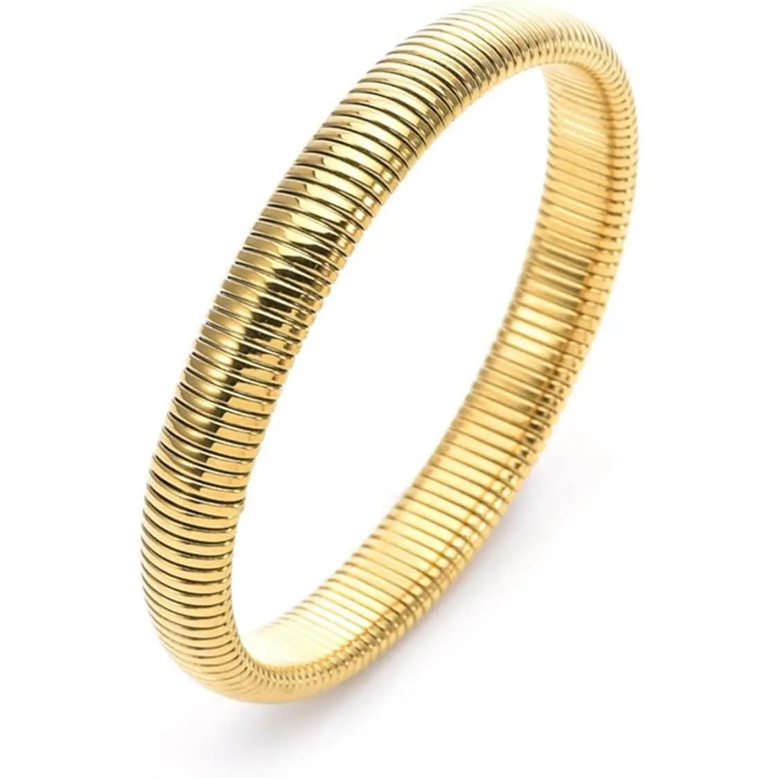 Snake Chain Bangle Bracelets  Chunky Stretch Snake  Wide Bangle Twisted Bracelet Elastic Snake Chain Bracelet for Women Girls