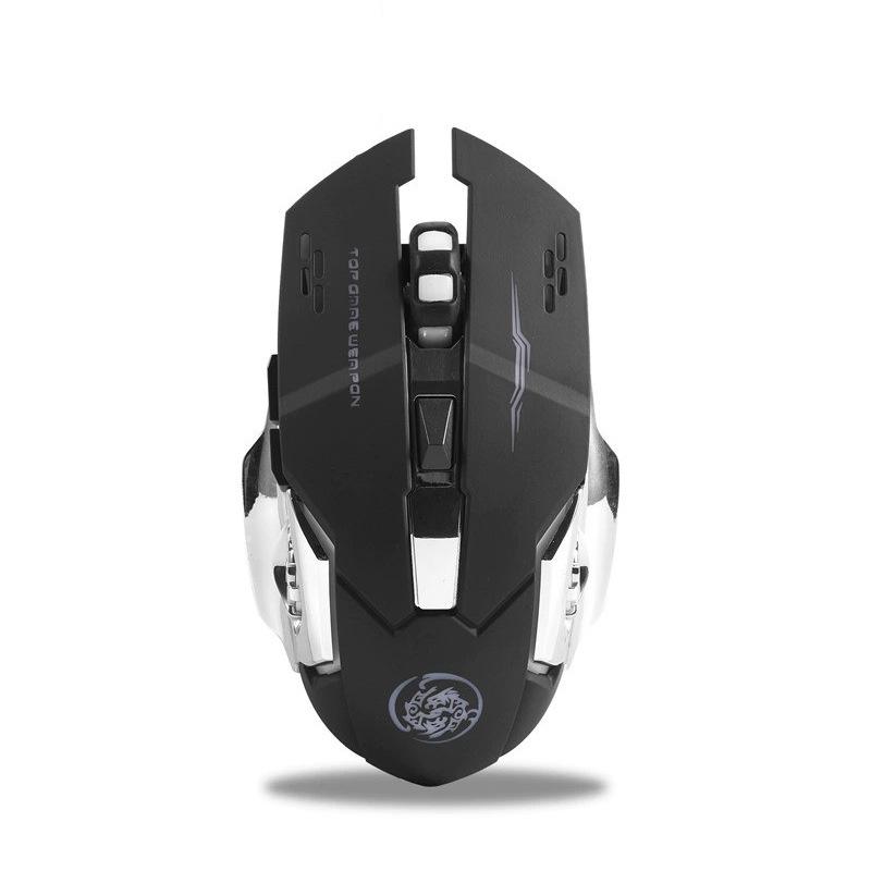 Wired gaming wireless silent mouse, rechargeable Bluetooth ergonomic computer mouse for office use
