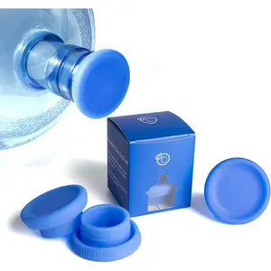 3 & 5 Gallon Water Jug Caps  - Non-Spill 55mm Water Bottle Caps,  Cap  Anti Splash 3 Pack,Leak Free