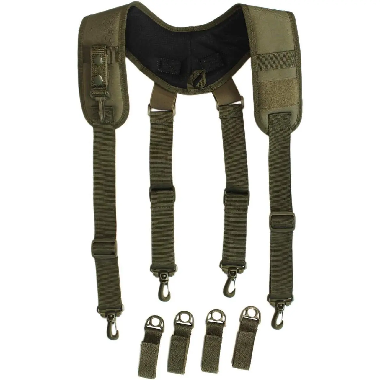 Tactical Suspenders for Duty Belt Harness,Police Suspenders Duty belt Padded Adjustable