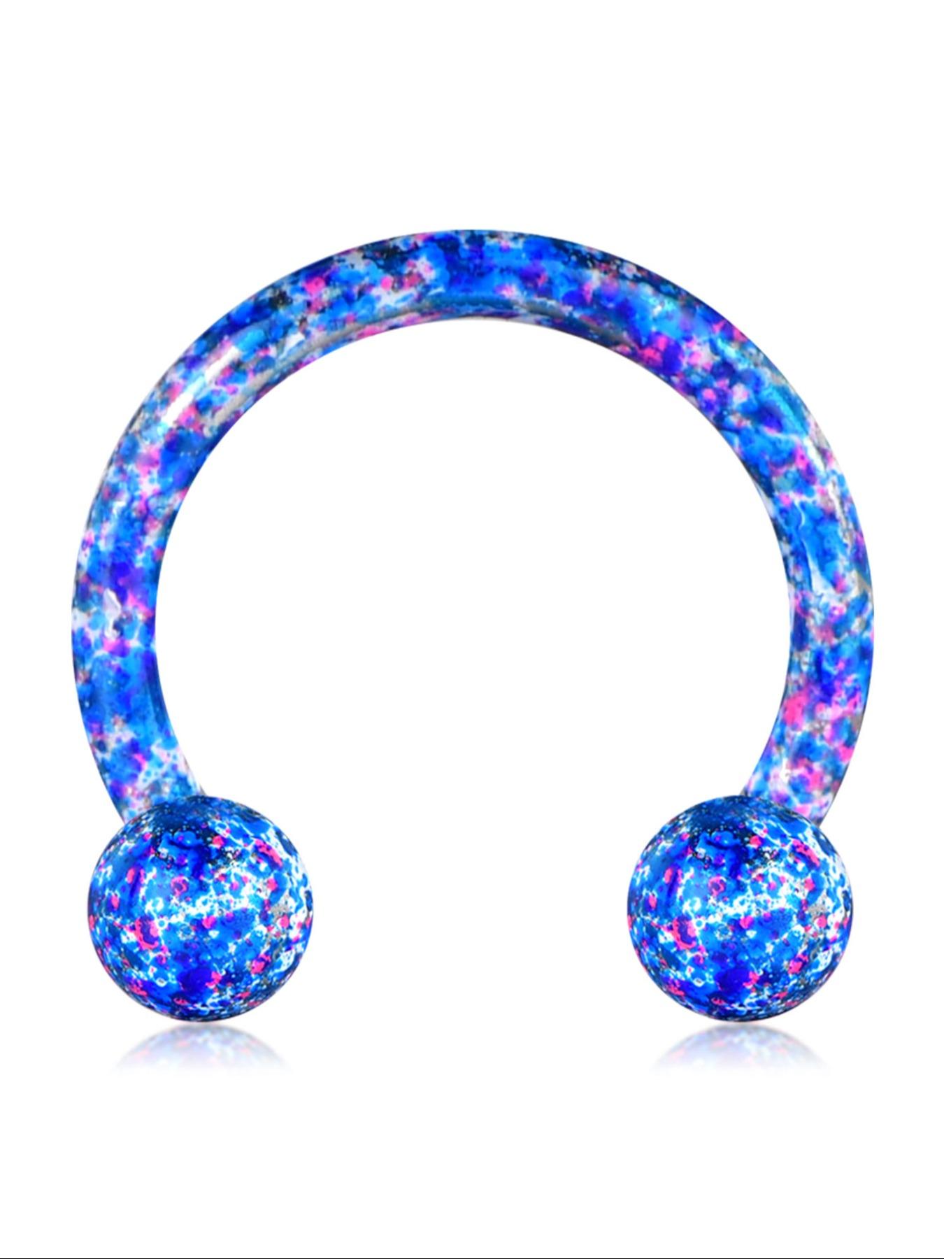 Stainless Steel Nose Ring, Horseshoe Design, Septum Piercing, Hypoallergenic Piercing Jewelry for Men & Women, Halloween Festival Accessories