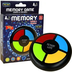 tingbowie Memory Game Handheld Electronic Toy, Color Memorizing with Lights and Sounds