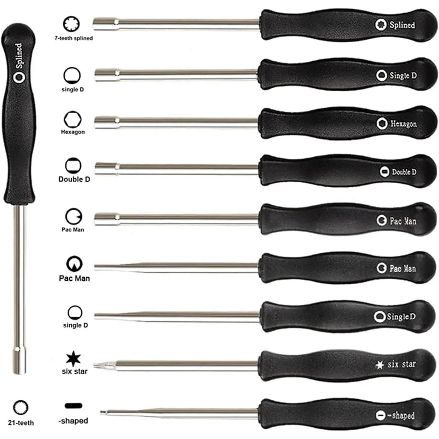Carburetor Adjustment Tool kit for 2 Common Cycle Carburator Adjusting Small Engine Trimmer Weedeater  Leaf Blower