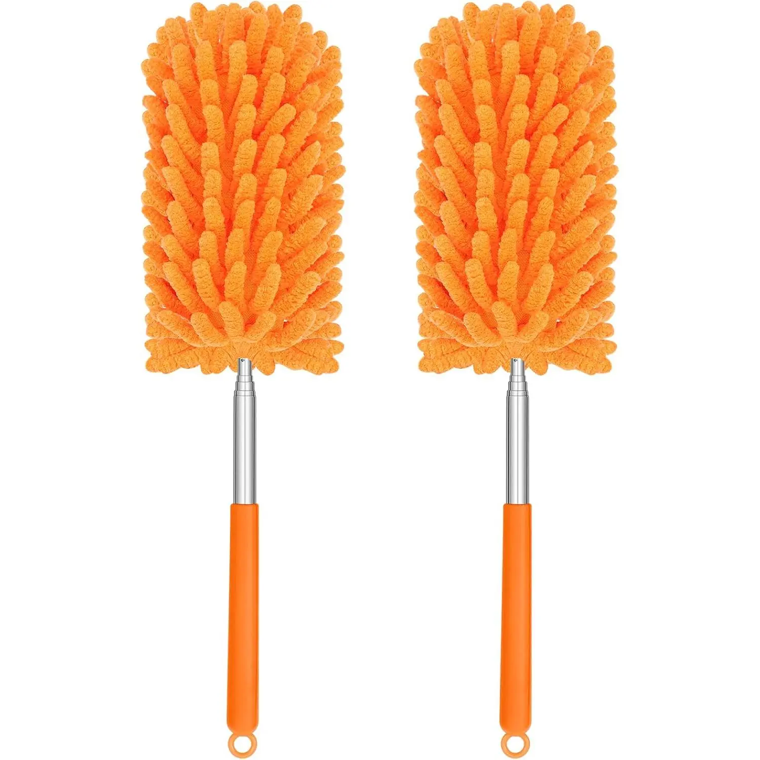 Mini Duster for Cleaning, 360° Bendable Hand Dusters with Extension Pole, Washable Small Duster for  Interior, Office, Furniture