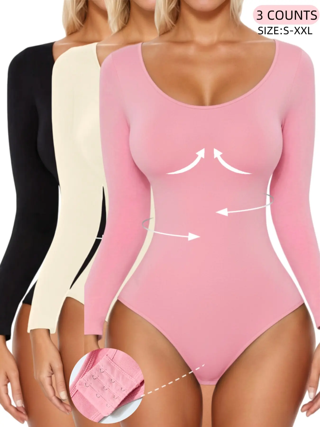 Women's Fall Crop Tight Bodycon Top, Long Sleeve Seamless Basic Comfortable Fit Bodysuit, Soft Stretch Fabric, Perfect Daily Wear