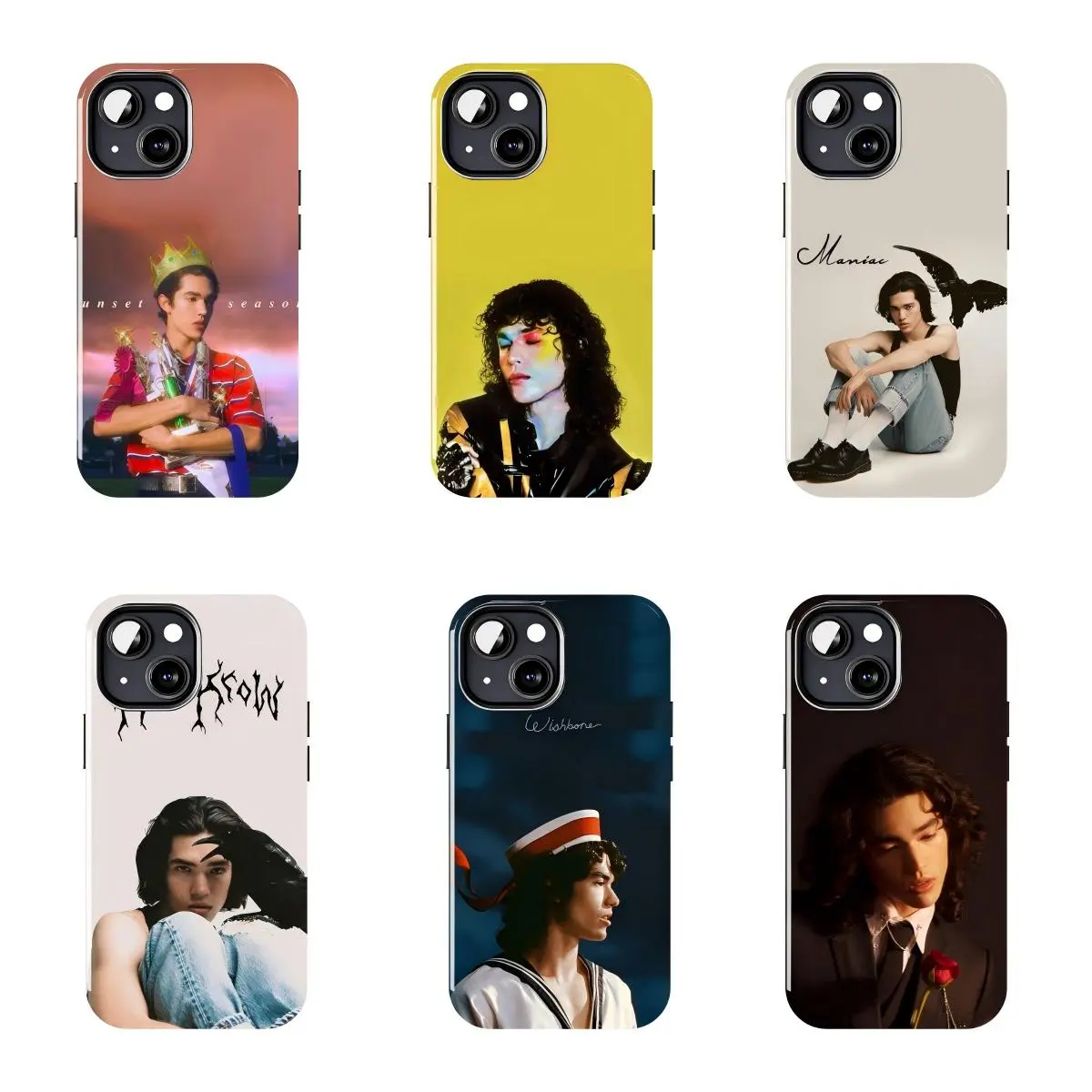 Conan Gray Sunset Season Phone Case Indie Pop Singer Album Cover Protective Cover Compatible with iPhone 11–17 Pro Max/Plus Series and Samsung Galaxy S23–S25 Series