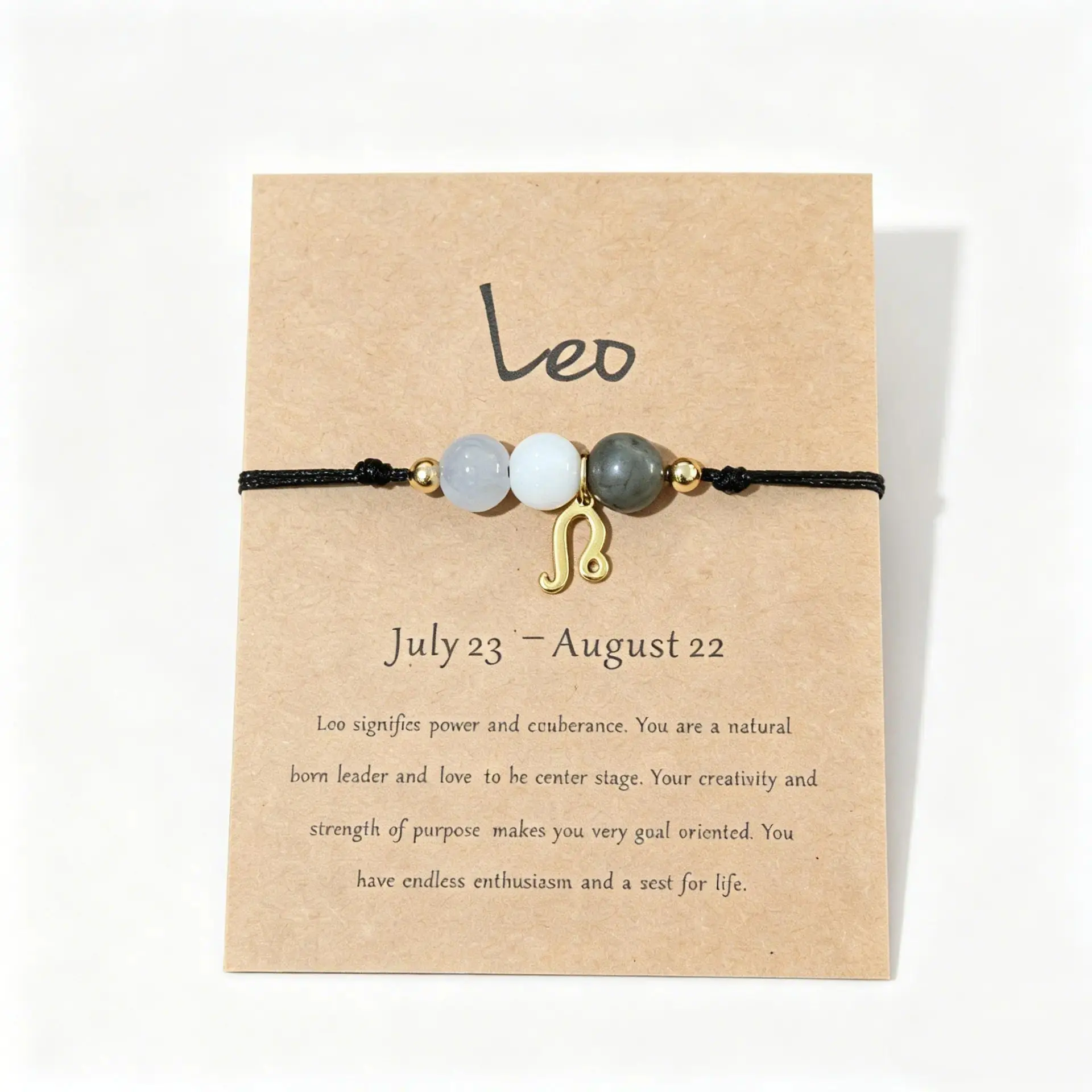 12 Zodiac Sign Bracelet, Natural Tiger Eye & Green Aventurine Beaded Astrology Bracelet, Handmade Horoscope Jewelry for Women & Men