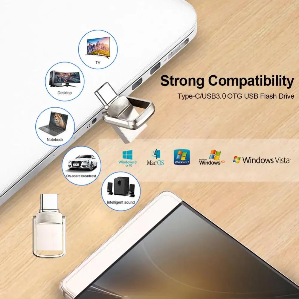 Type C OTG Memory Stick 1TB Multi Functional Transfer Memoria USB Flash Drive 512GB Metal USB 3.0 Pendrive 2TB For Phone Laptop Type C OTG Memory Stick 1TB Multi Functional Transfer Memoria USB Flash Drive 512GB Metal USB 3.0 Pendrive 2TB For Phone Laptop