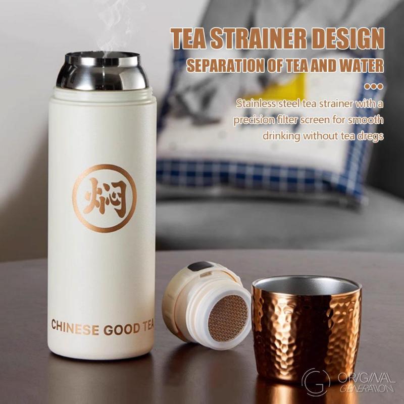 316 Steamer Pressure Thermos 500ml/17oz 12 Hours Hot 12 Hours Cold.