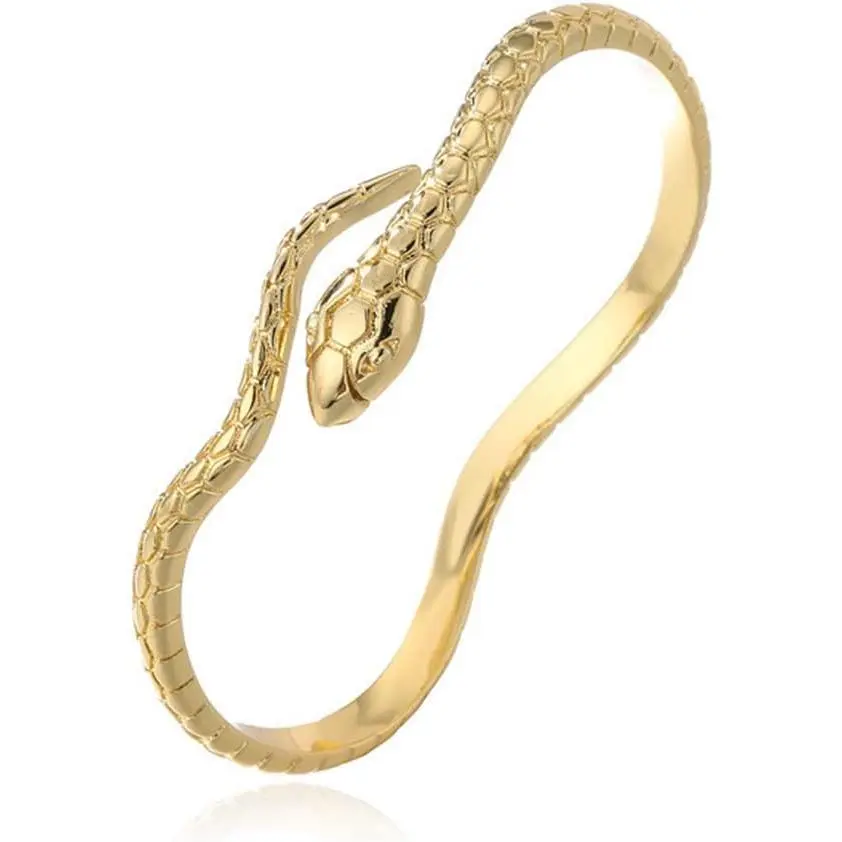 Snake Bangles  Sexy Rhinestone Open Bangle Cuff  Bracelet  (bl003557)