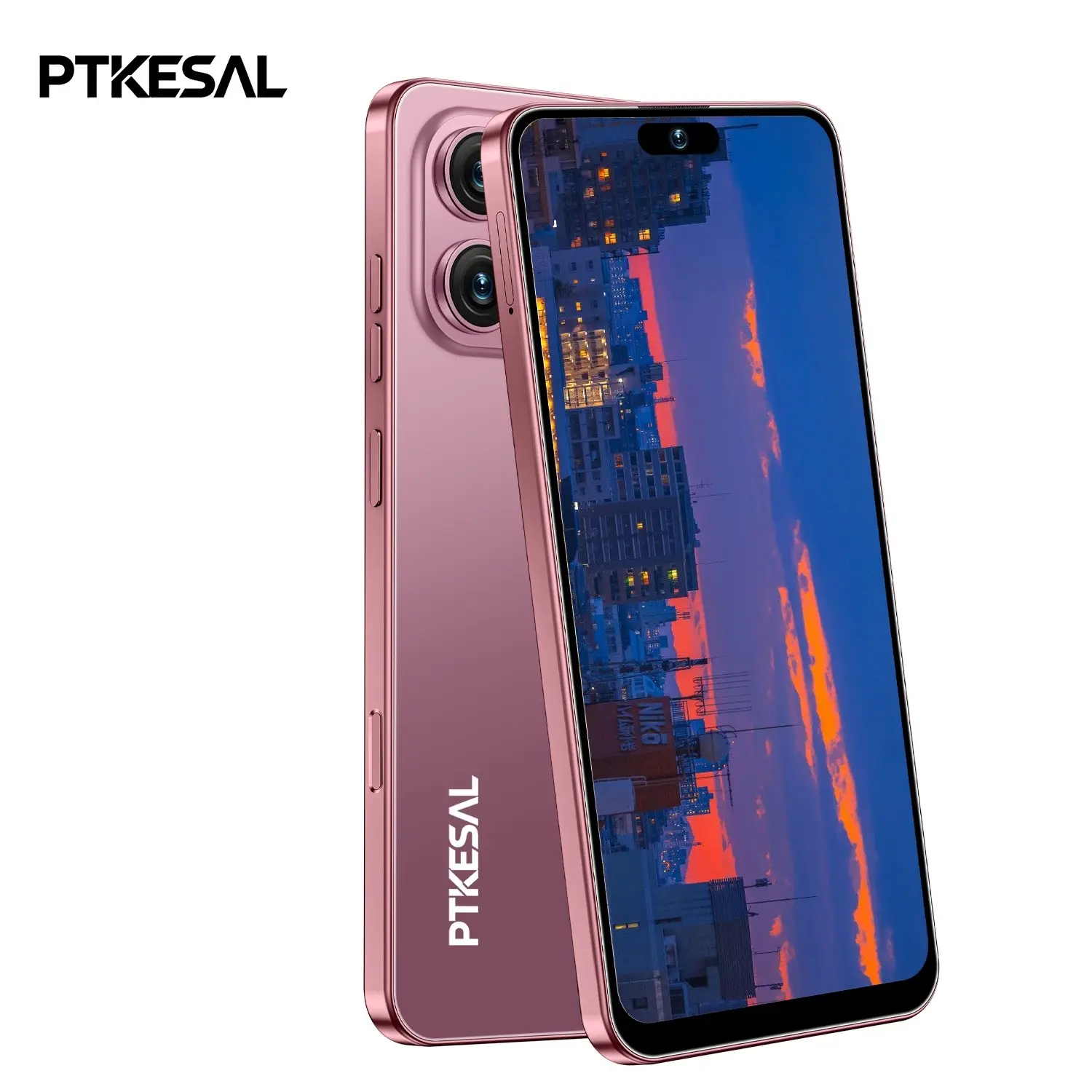 Ptkesal 17 Pro Max Smart Android Phone, Octa-Core Processor, 6gb RAM + 64GB Storage, Dual Camera, 6.93-Inch Screen, 5000mah Battery, Dual Sim