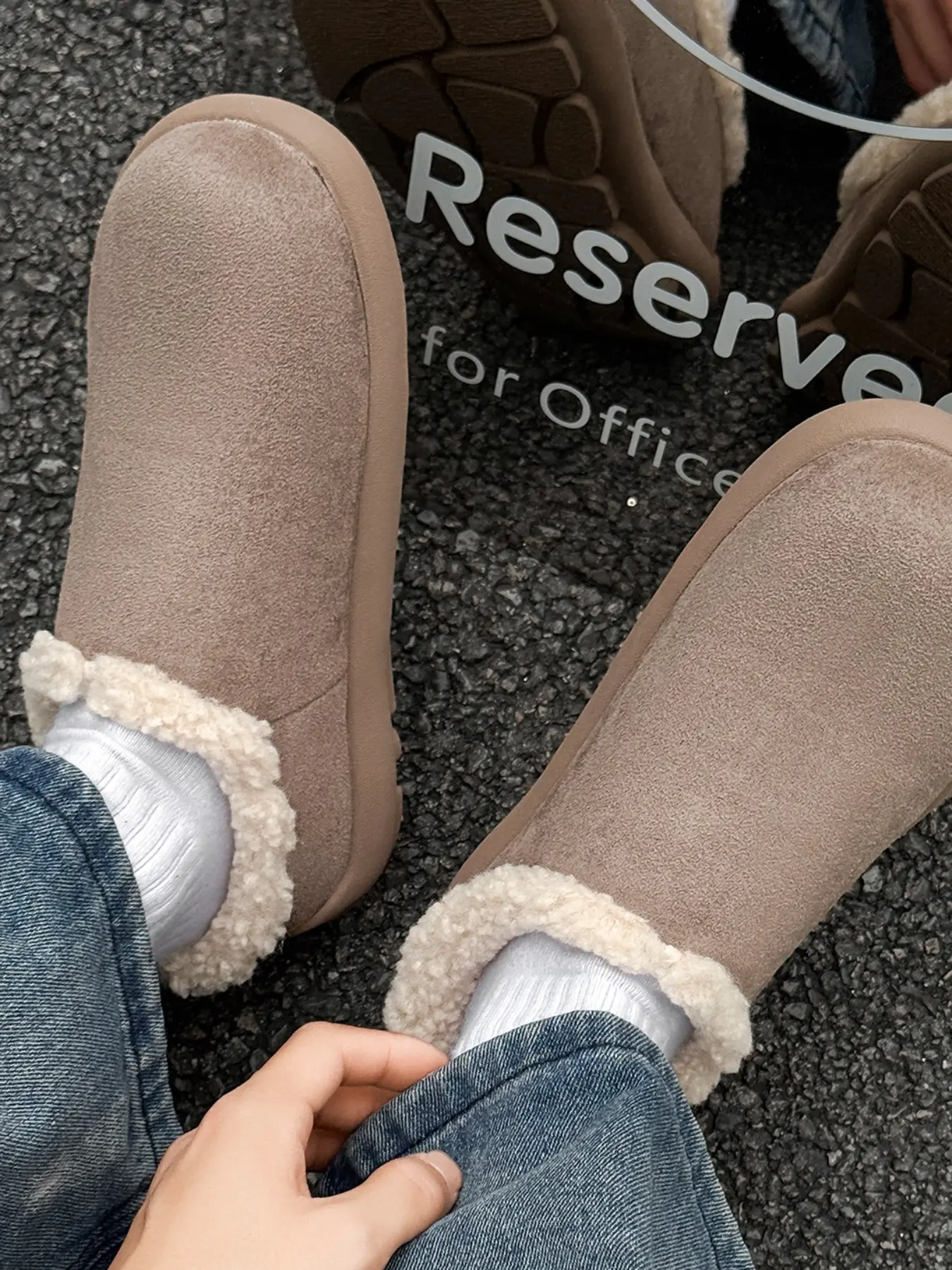 Couple Winter Snow Boots, Unisex Small Potato Design, Warm Lined Beken Cotton Shoes, Perfect for Cold Weather, Comfortable & Stylish