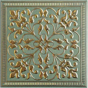 10-Pack Peel and Stick Backsplash Metal Tiles 8" x 8" Rustic Farmhouse Design, Water-Resistant, Renter-Friendly, Aluminum Tile for Kitchen, Bathroom, Ceiling & DIY Projects