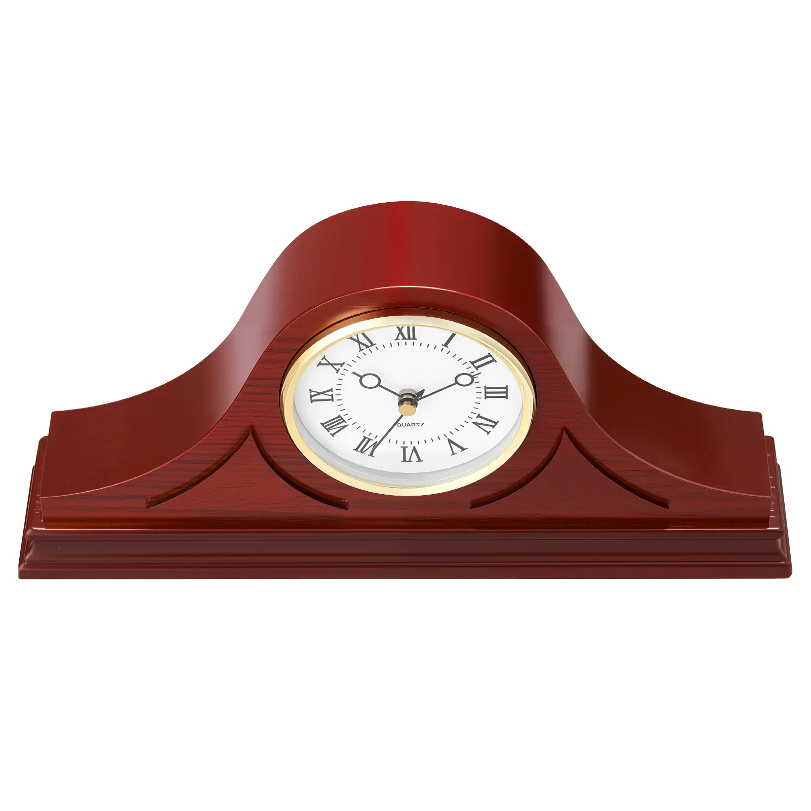 Grandfather Clock, MDF Mantel Clocks with Built in Quartz Movement and Quiet Design, MDF Construction, Holiday Gift, Precise Timekeeping, Completely Silent