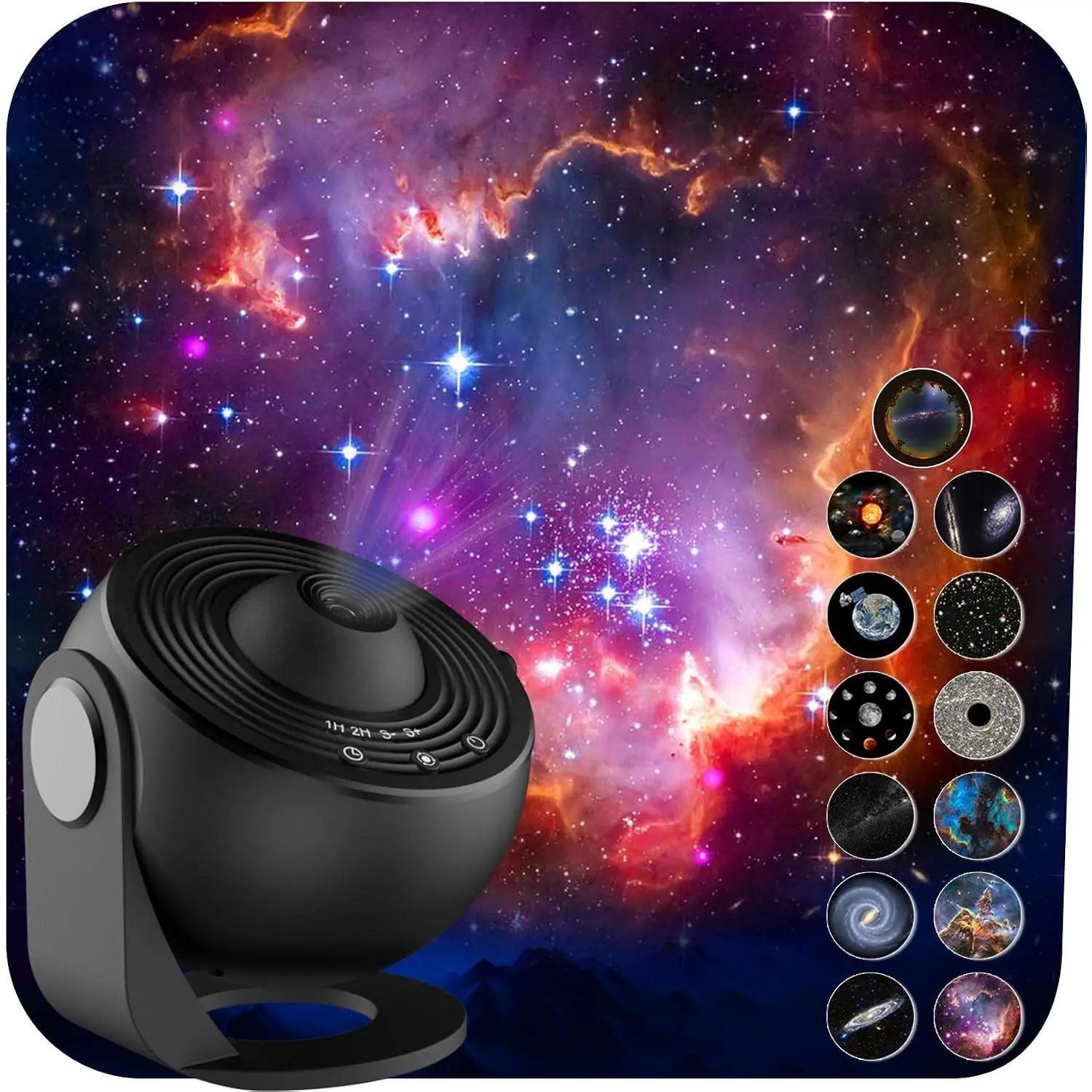 Galaxy Projector for Bedroom,13 in 1 Planetarium  Projector with Solar System & Constellation,Ceiling Night Light with Timer,LED Space Galaxy Lamp Bedroom Room Decor for Adults