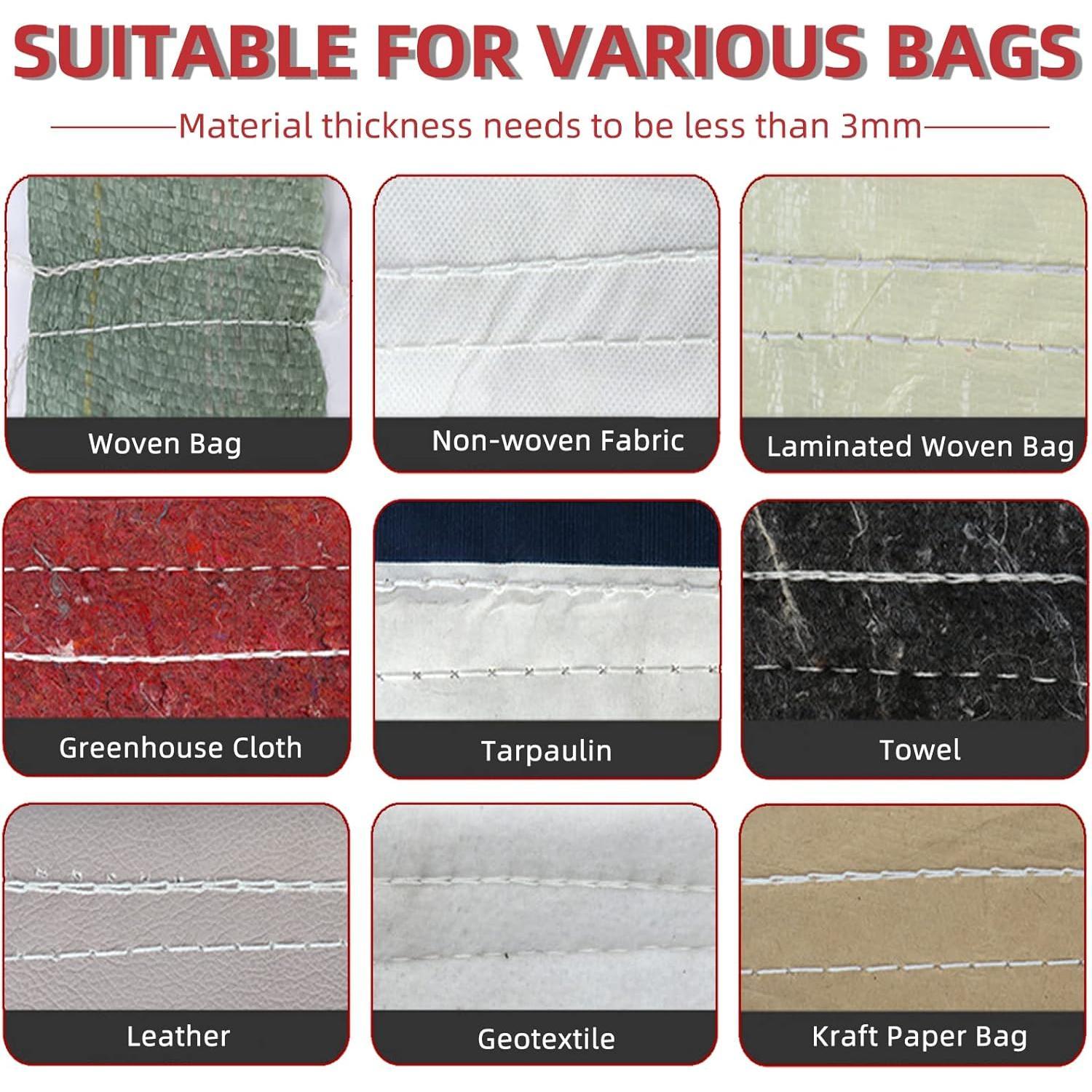 Electric Bag Sewing Machine - Ind. Handheld Bag Closer & Closing Stitcher GK9-900 for Woven Rice & Leather Bags Electric Bag Sewing Machine - Ind. Handheld Bag Closer & Closing Stitcher GK9-900 for Woven Rice & Leather Bags