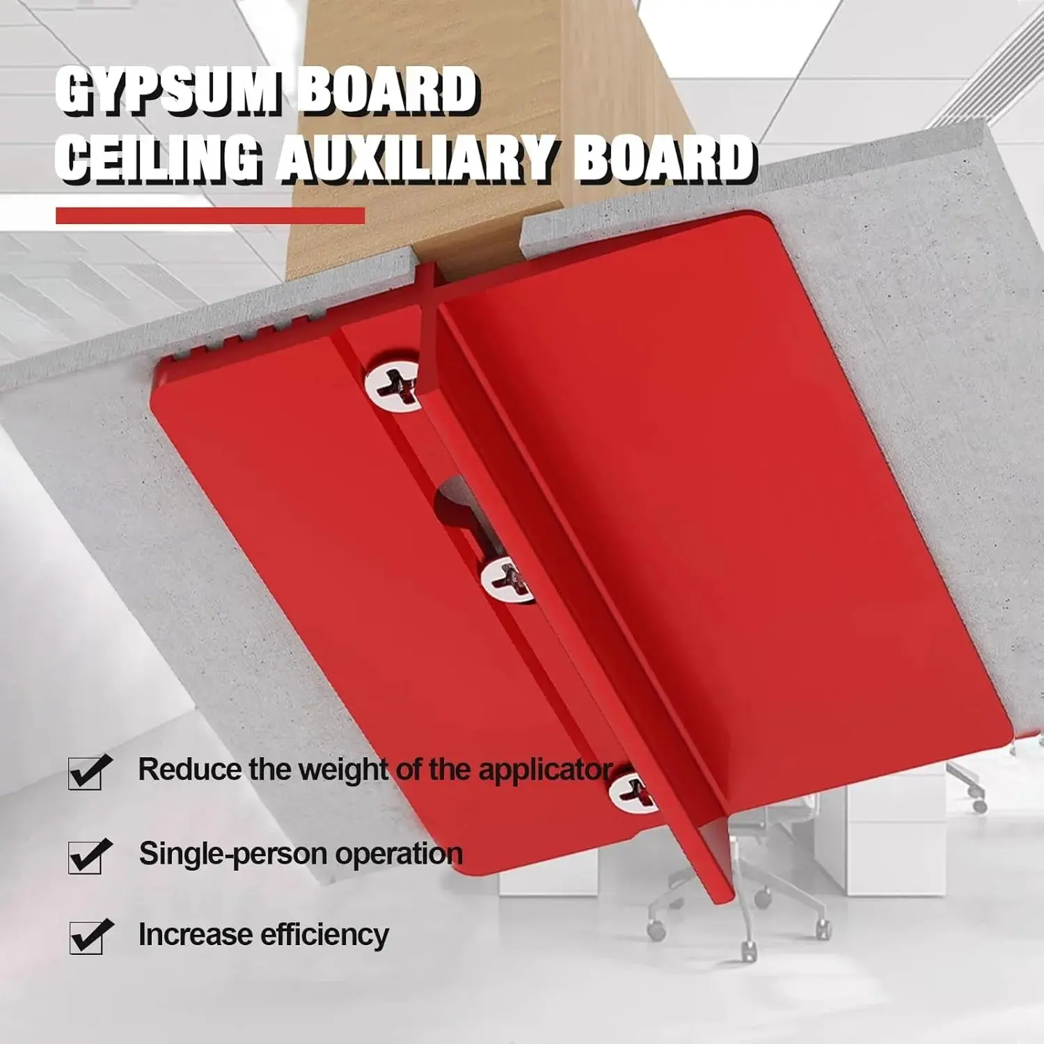 Aluminum Alloy Gypsum Board Installation Tool, Wall Panel Fixing Tool, Room Ceiling, Sloped Wall Decoration, Craftsman Tool, Ceiling Positioner, Installation Precision