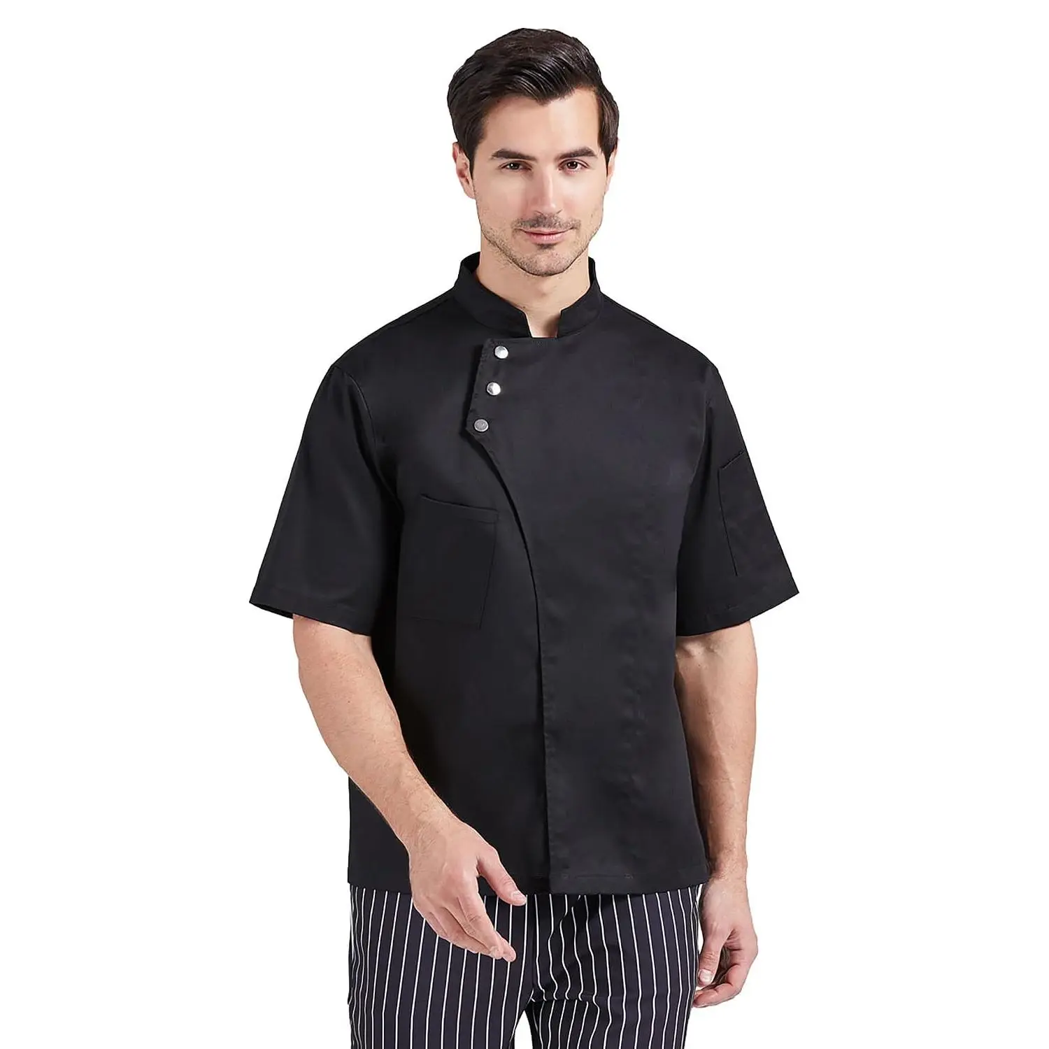 Unisex Chef Coat Workwear, Kitchen Cooking Restaurant Clothes