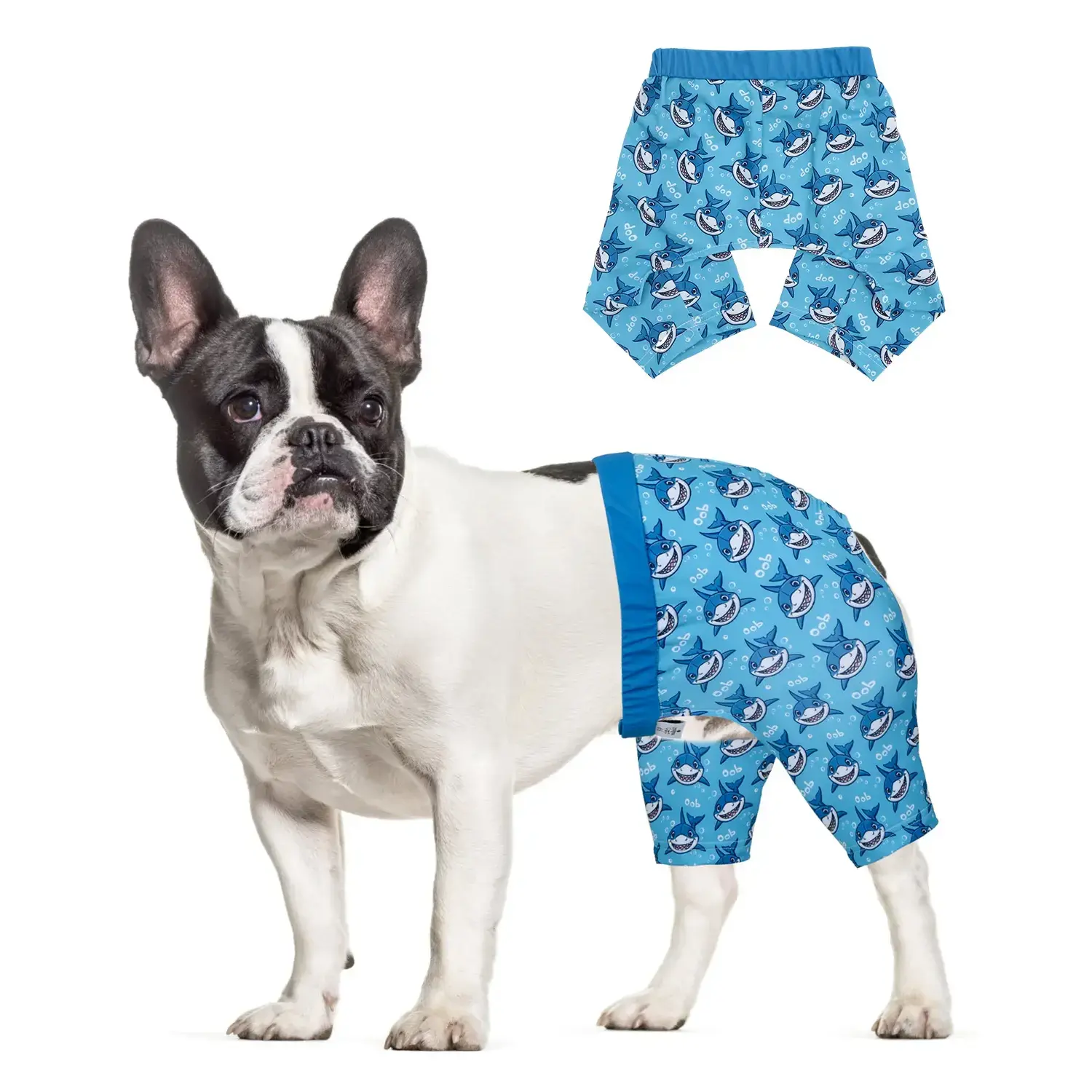 Dog Swim Trunks Quick-Dry UV Protection Beach Shorts for Small & Medium Dogs