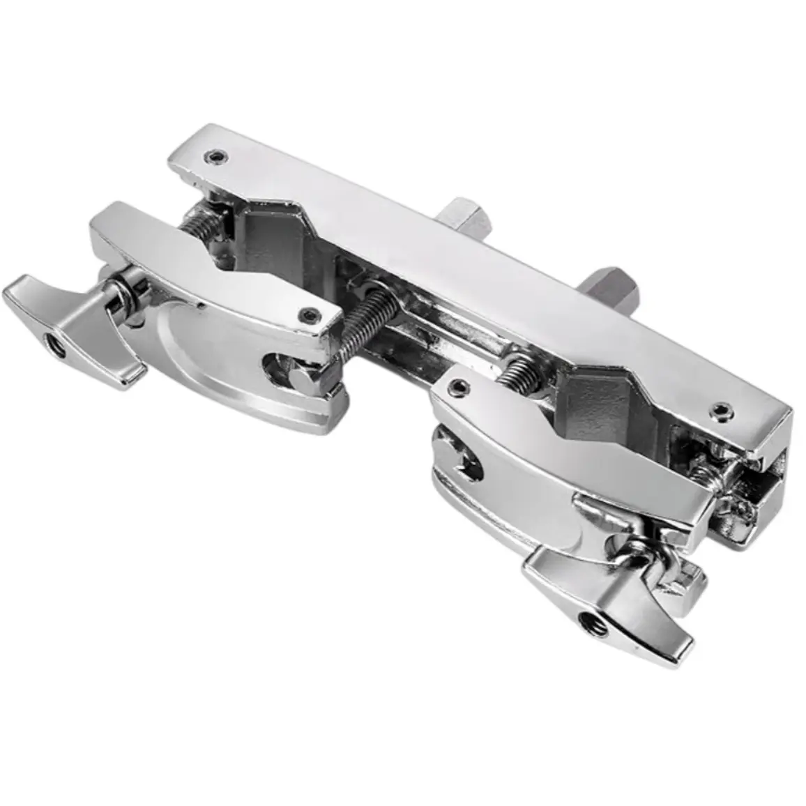 Silver Color Adjustable Cymbal Stand, Stainless Steel Material, Butterfly Screw, Tool-Free Assembly, Lightweight, Stable, Portable