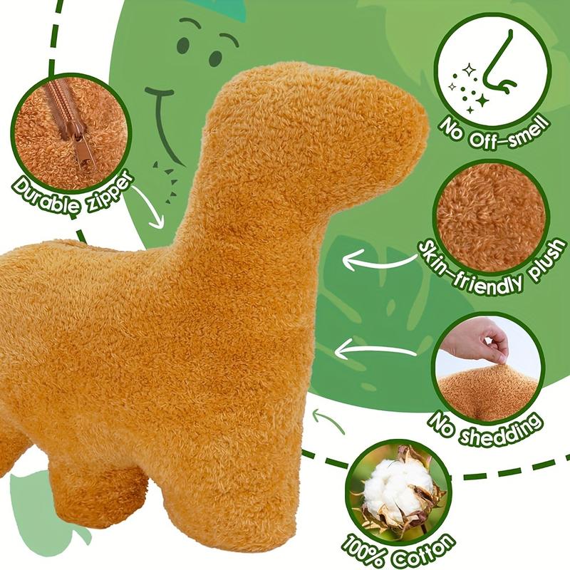 Dinosaur Design Plush Toy Set, 1 Count Stegosaurus Stuffed Toy with 3 Counts Small Dinosaur, Soft Cute Plushies for Teens Pets Adults, Fluffy Stuffed Cushion, Gift for Her, Men's Gift