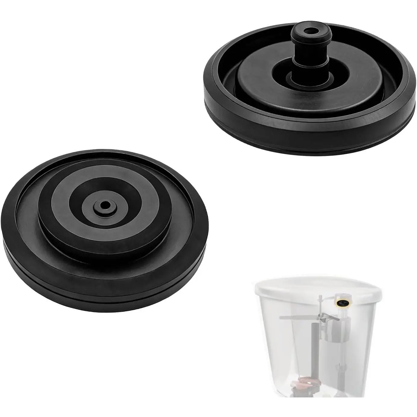 2 Pack 83143 Toilet Fill Valve Seal  for Kohler  | Fits Kohler  242 200 400 747, Rubber Seal, Durable Rubber Diaphragm Seal for Toilet  Fill Valve