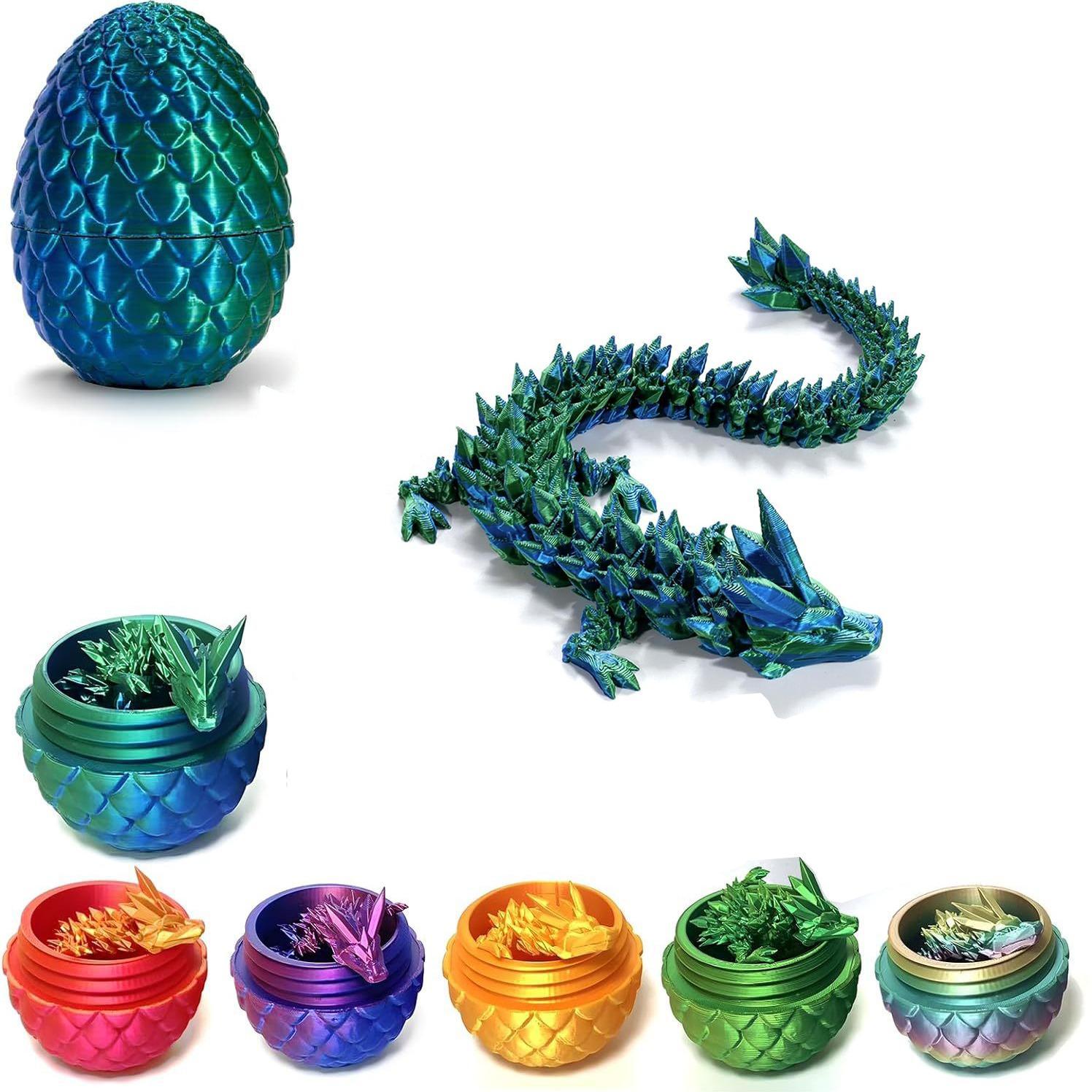 3D Dragon Egg, Halloween, Christmas, New Year, Easter Gifts for Family and Friends, Holiday Party Gifts, Room Decor, Living Room Decoration, Desktop Decor, Fun Gifts, Home Decor Statue, Collectible Figurine