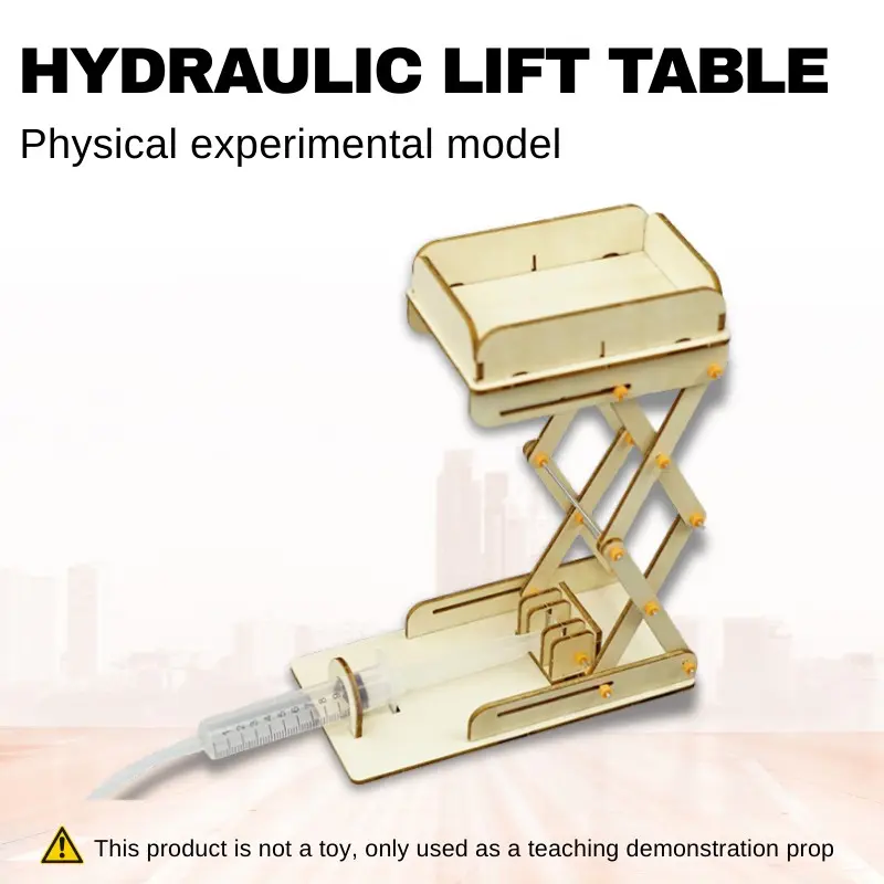 DIY Hydraulic Lift Model Kit, Educational Experiment Tool, Explains Air Pressure Principles, Fun Gift for Teachers and Parents