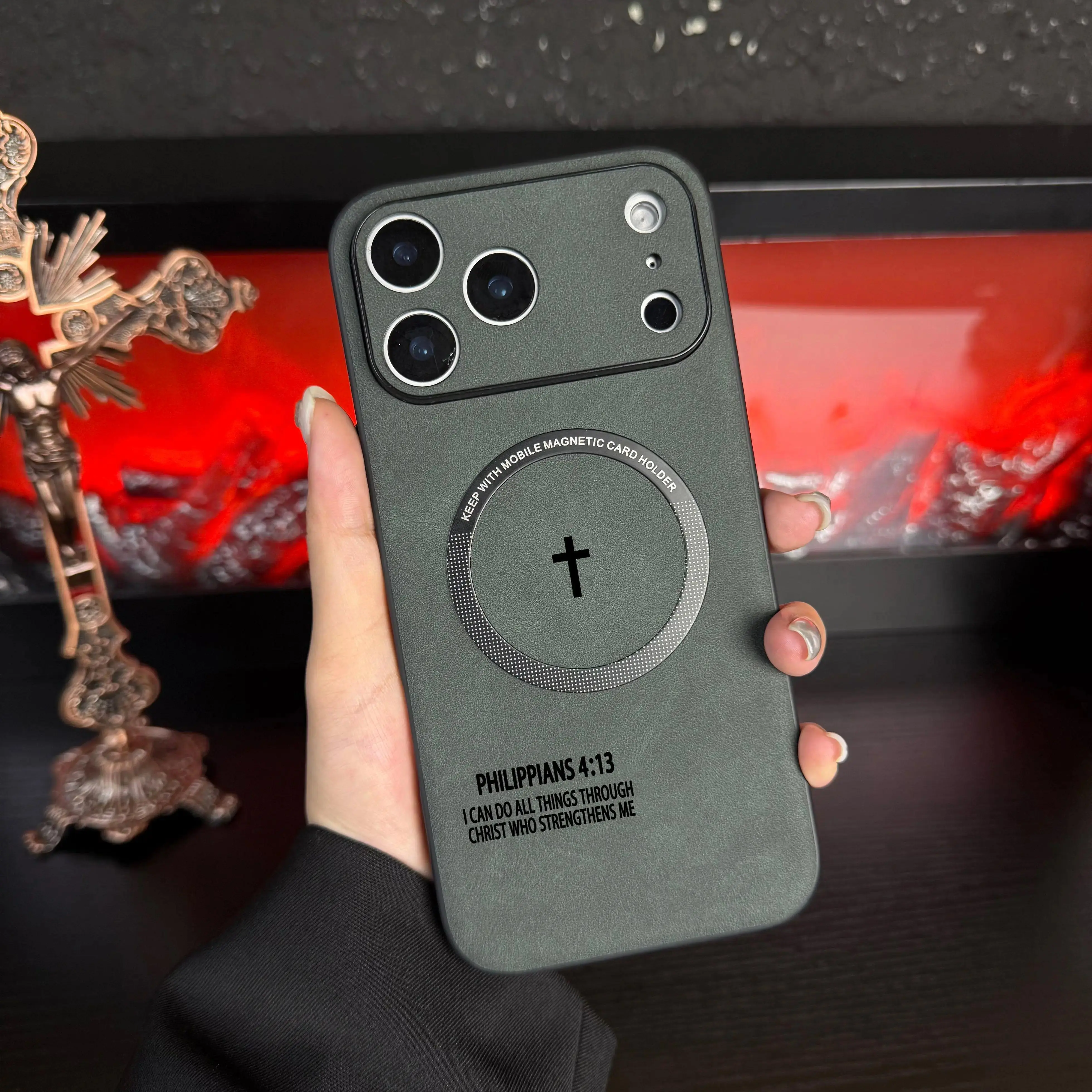 DarlingCase High-End Leather TPU PC Smartphone Case - MagSafe Compatible, Protective Accessories, Shockproof, Anti-Drop, Anti-Slip, Comfortable Touch, Fully Wrapped for iPhone 17 Pro Max,16,15,14,13,12 Pro Max/Plus