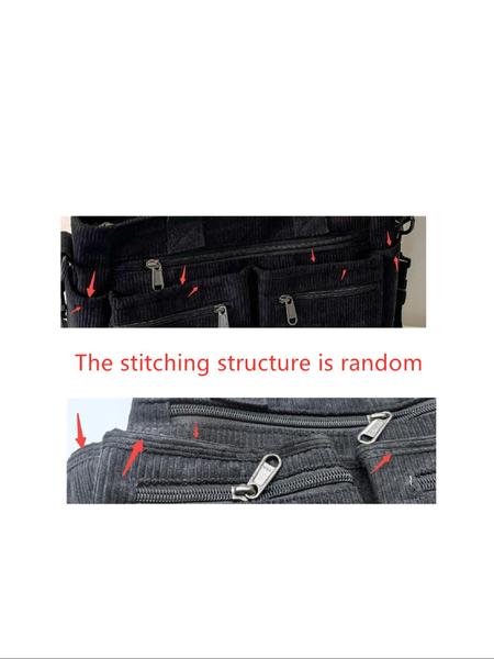 25 fall&winter Women's Casual Solid Color Zipper Crossbody Bag, Large Capacity Multi-pocket Design Adjustable Crossbody Shoulder Portable Shoulder Bag for Daily Used, Girl Fashionable Shopping Bag