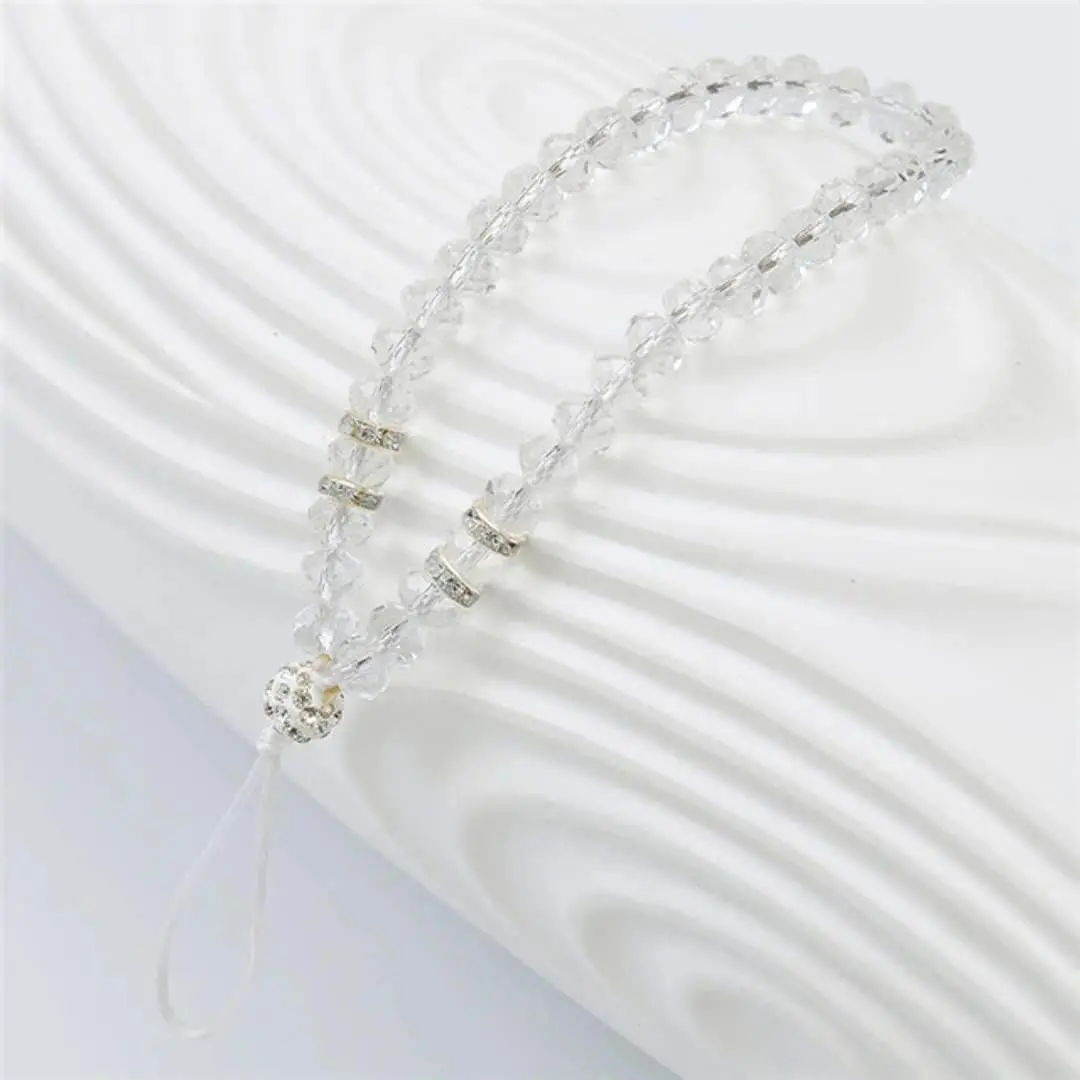 Universal mobile phone case hanging strap, crystal bead wrist lanyard, suitable for iPhone, Samsung, Xiaomi and other mobile phone cases, can be given as a gift to girls