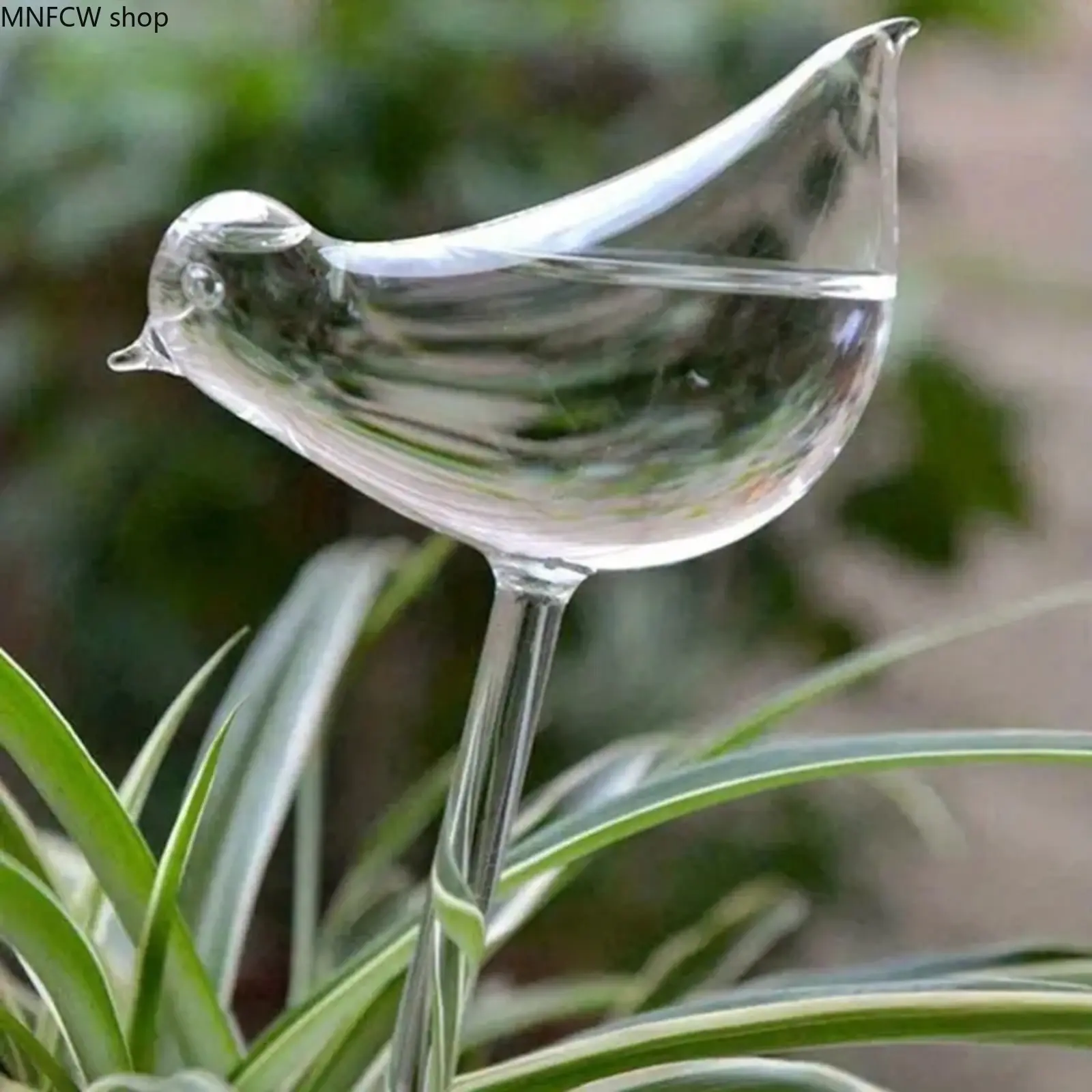Bird-Shaped Automatic Self-Watering Spikes | Clear Plant Watering Globes for Indoor & Outdoor Potted Plants | Perfect Vacation Plant Care Tool | Durable Lazy Gardening Essential