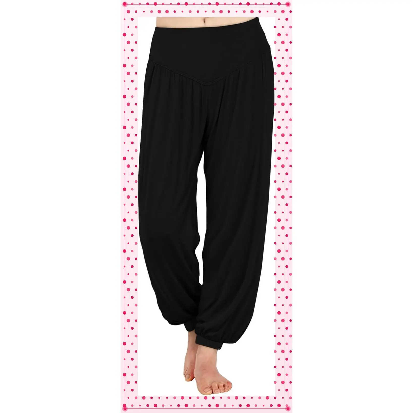 Women's Modal Yoga Harem Pants Soft Lightweight Lounge Joggers for Pilates Dance Pajama BottomsGift