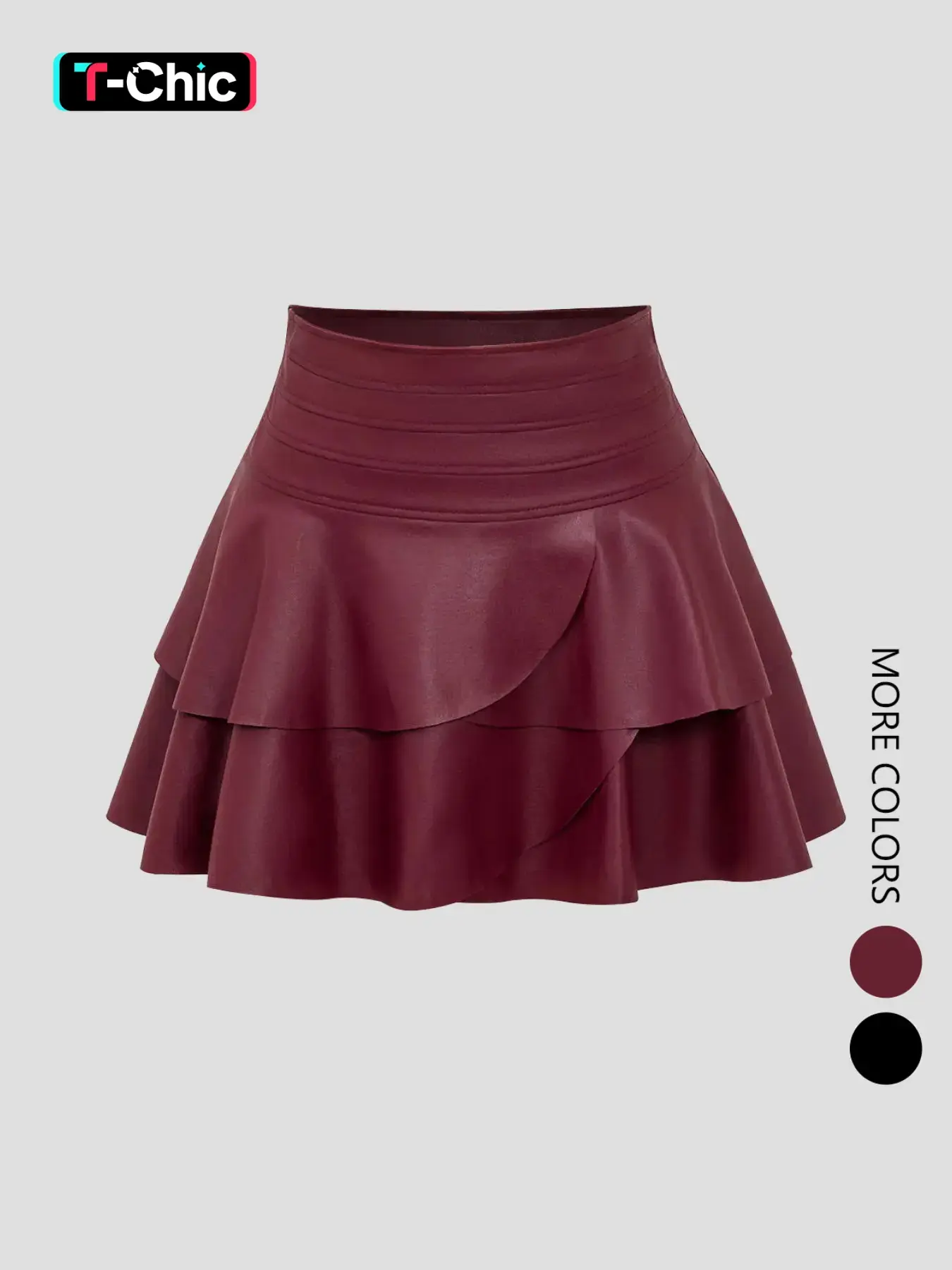 Women's High Waist Fitted Short Midi Tiered Asymmetrical Skirt, Comfortable, Chic, Stylish and Elegant, Perfect for Daily Wear, Outdoor Activities, Casual Fashion, Casual Comfy Skirt