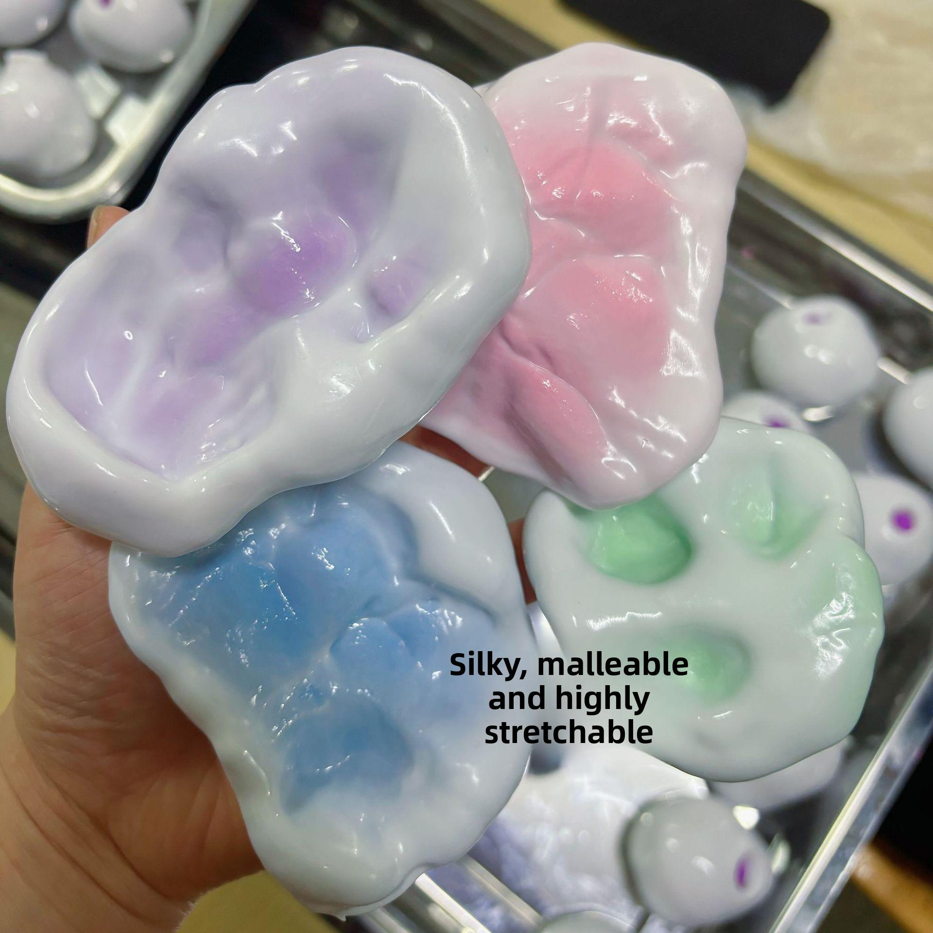 4Pcs Soft Squishy Mochi Ball Fidget Toys, Slow Rebound Stress Relief Toys