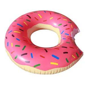Inflatable Donut Pool Float - Giant Summer Swim Ring for Adults & Kids | Durable & Fun Water Toy