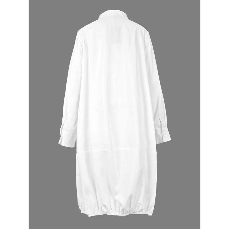 UOOZEE Women's Button Front Long Sleeve Loose Minimalist Lapel Midi Dress Shirt Dress Casual Summer Dress Lightweight Cotton Fabric, Multi-Color, With Pockets, Suitable for All Seasons, Suitable for Multiple Occasions