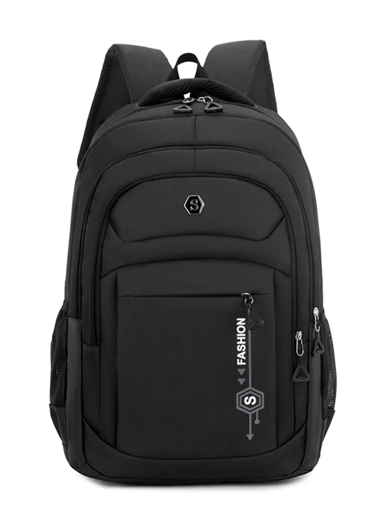 Men's Large Capacity Laptop Backpack Water Resistant Multi Pocket School Backpack Casual Travel Daypack Laptop Compartment Backpack