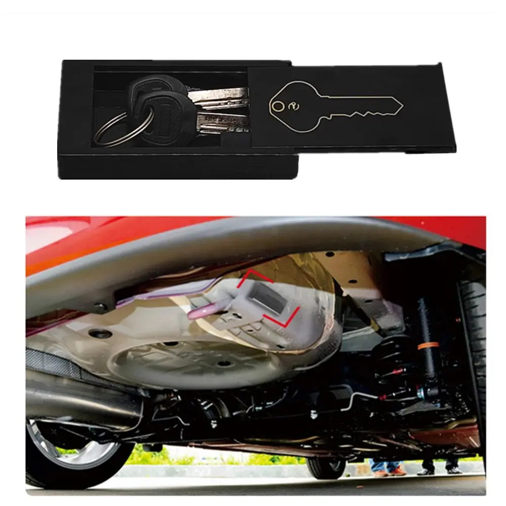 Portable Magnetic Car Key Hide Box, Key Backup Lock, Outdoor Car Key Organizer, Medicine Box, Secure Storage Solution