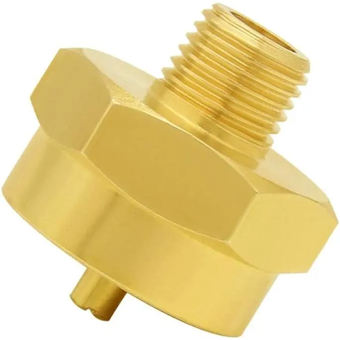 1LB  Gas Bottle Refill Adapter with 1/4" NPT Male Thread |  Solid Brass, Grill Stove Connector