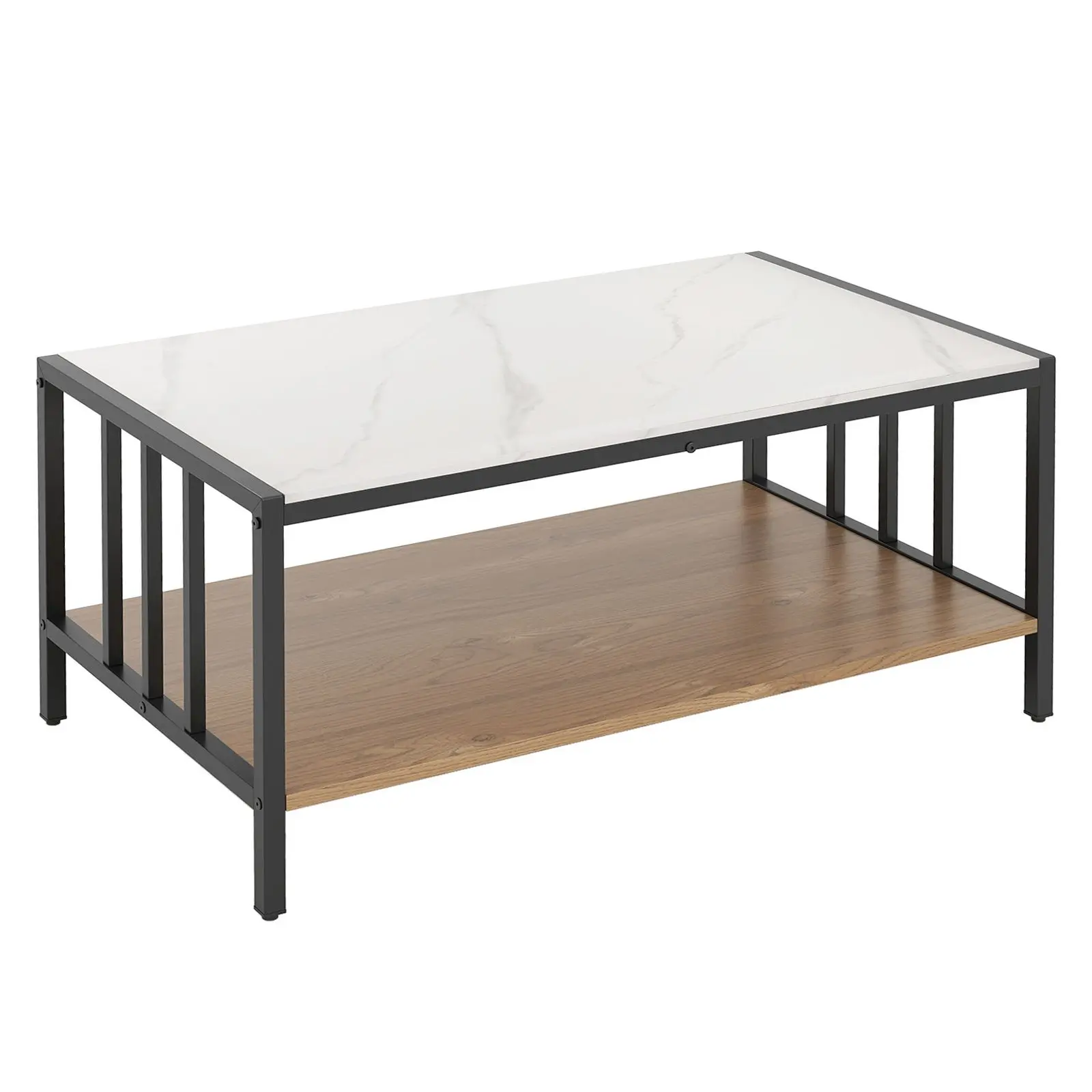 2 Tier Coffee Table with Sintered Stone Tabletop