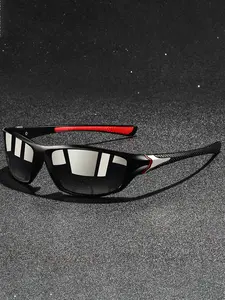 Fine grid pattern sports style sunglasses,unisex,multiple colors to choose from,equipped with UV400 protective lenses,adopting anti slip rubber nose pads to improve wearing comfort,suitable for driving,cycling,fishing,hiking,other activities