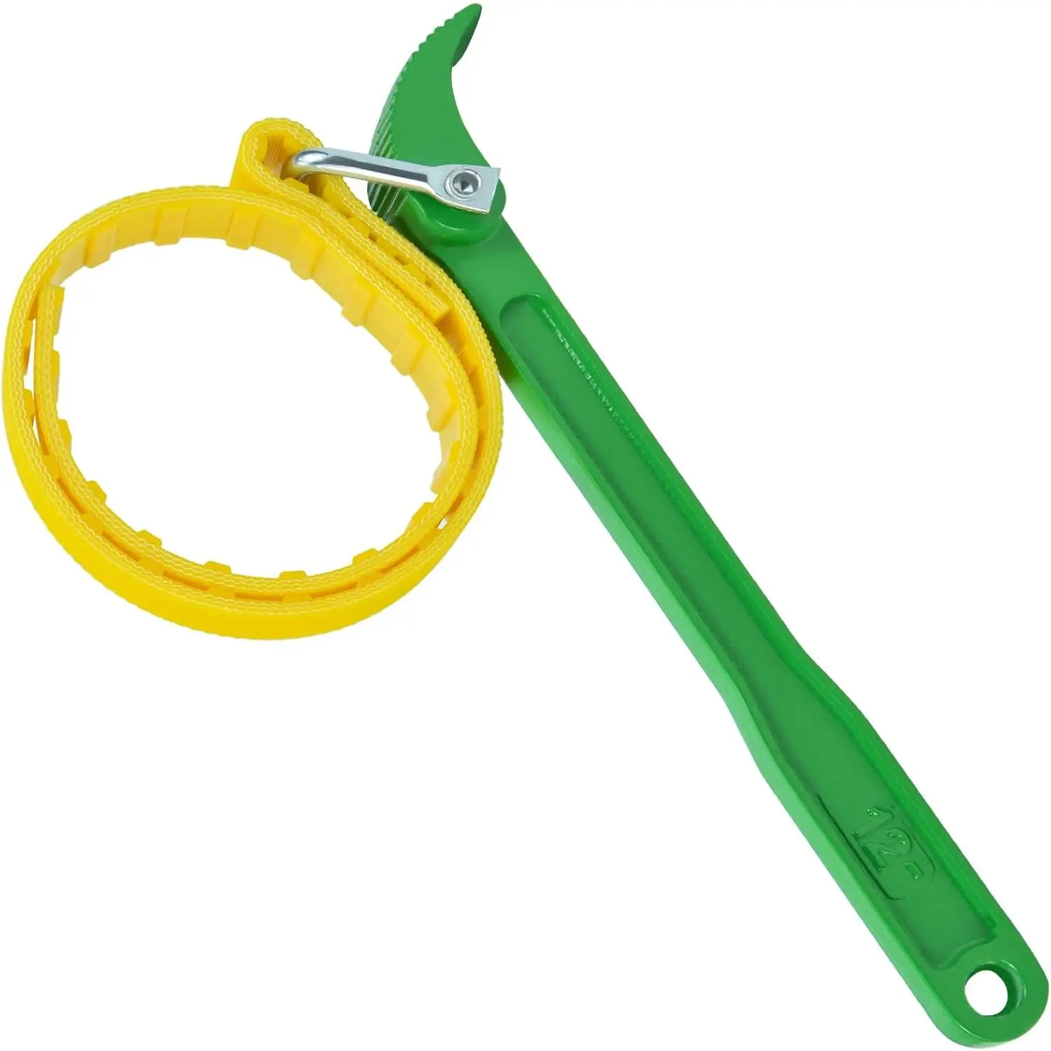 12" Rubber Strap Wrench | Adjustable Oil Filter & Pipe Wrench
