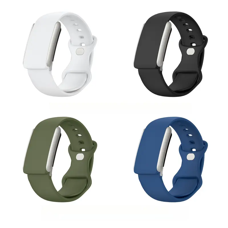 1pc Figure 8 Buckle Waterproof Silicone Replacement Wrist Strap Compatible With WHOOP 5.0 Regular & ECG Version Heart Rate Fitness Tracker Sweatproof Adjustable Sports Band For Workout Sleep Tracking Men Women (Device Not Included)