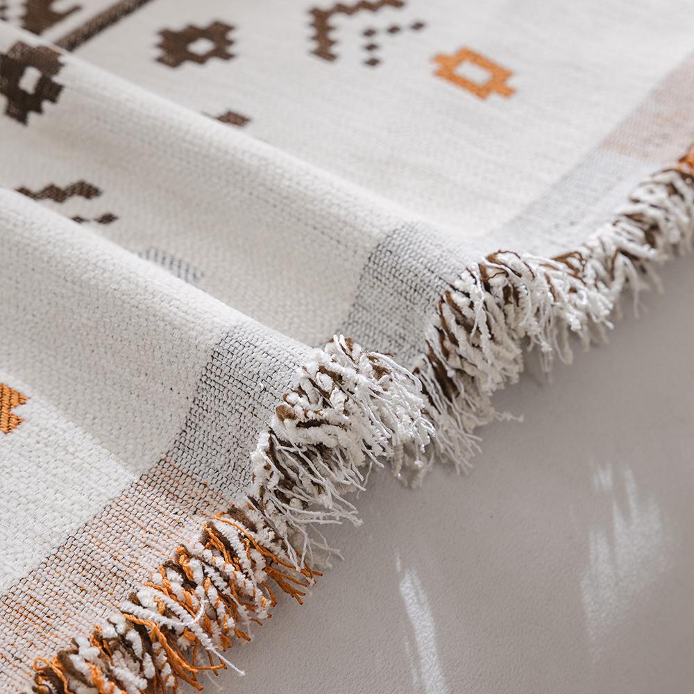 Boho Style Sofa Cover, 1 Count Dustproof Sofa Slipcover, Sofa Protector for Home Living Room Bedroom, Home Decor