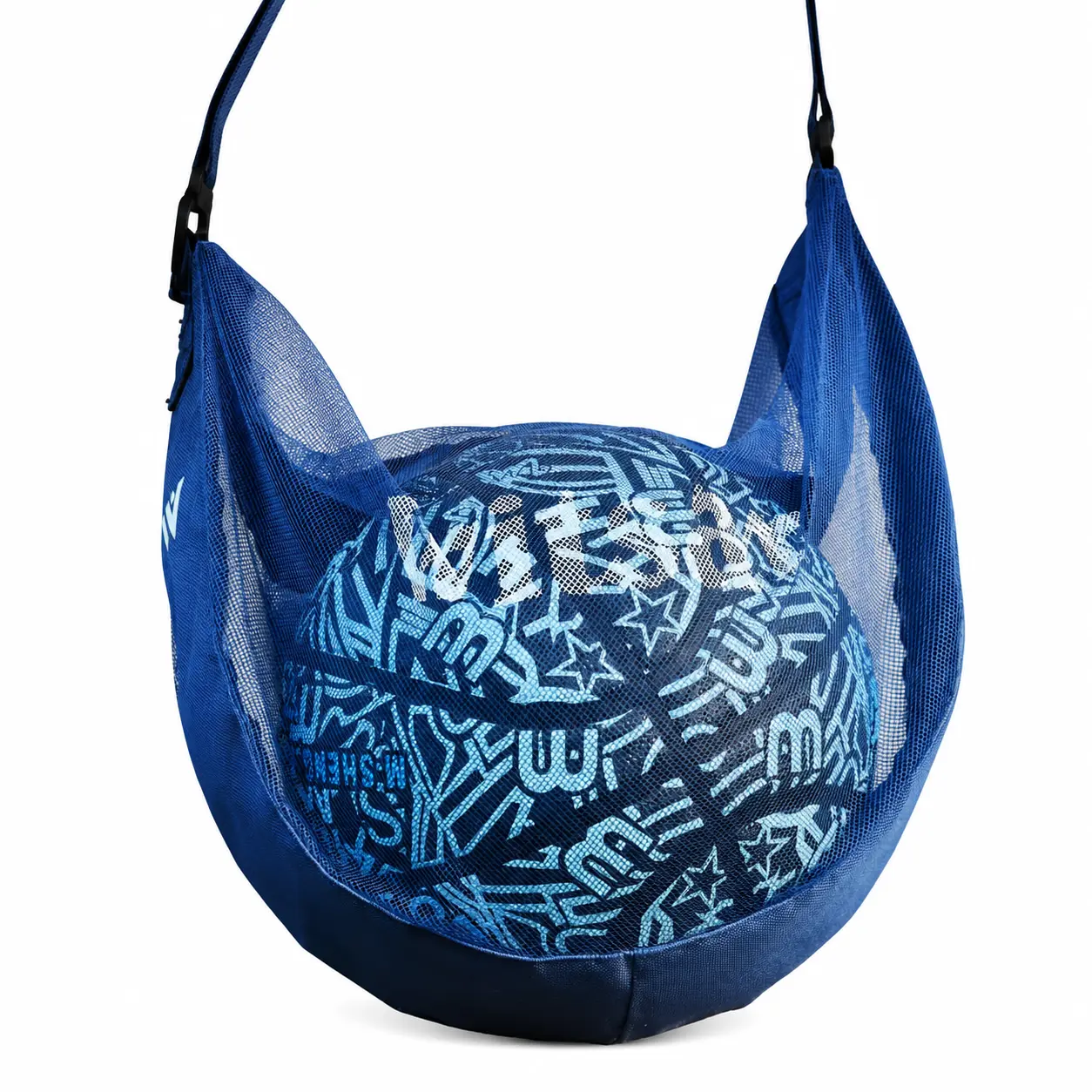Large Capacity Waterproof Basketball Bag for Men and Women – Single-Shoulder Oblique Carry Design with Durable Polyester Construction, Spacious Main Compartment, Ventilated Shoe Pocket, and Adjustable Strap for Gym, Court, or Travel Use