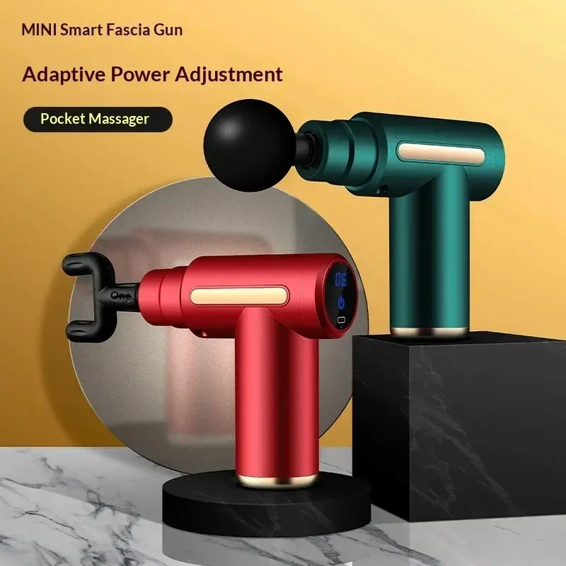 USB Rechargeable Mini Handheld Body Massager, Lightweight Portable Electric Massage Instrument, Ergonomic Easy-Grip Compact Home Gadget for Muscle Comfort & Body Relaxation, Practical Personal Care Massage Tool in 4 Colors
