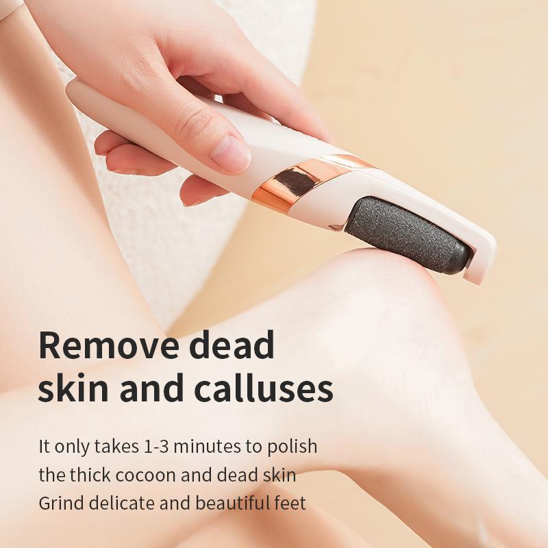 Electric Foot File, Rechargeable Foot Callus Remover, Foot Care Tool, Foot Dead Skin Remover, Pedicure Tool for Home Use, Nail