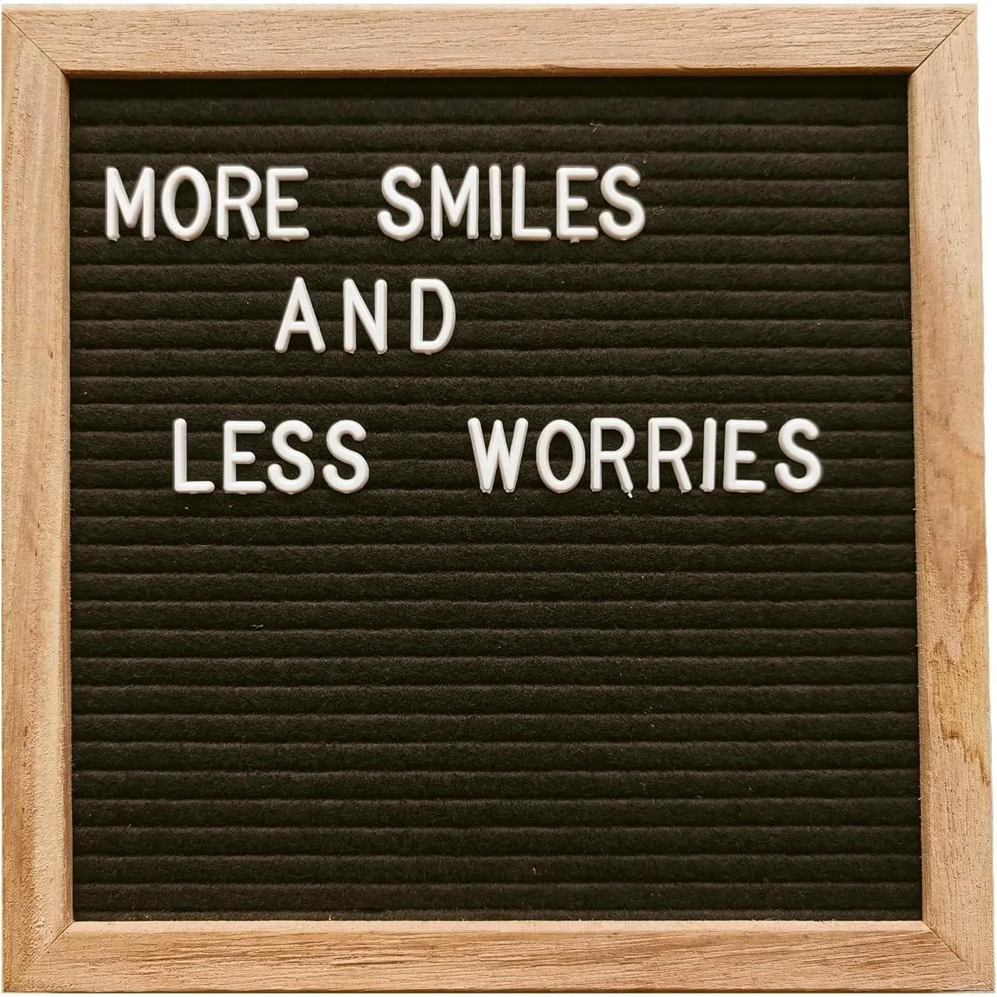 10 x 10 inch Felt Board Felt Letter Board Sign, Message Board Word Board Letter Boards Sign Bulletin Board Letters, Pregnancy Announcements Baby Announcement Sign (Black)